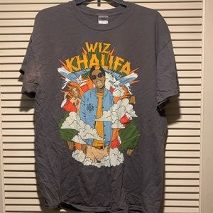 Men’s Large grey Wiz Khalifa t shirt
